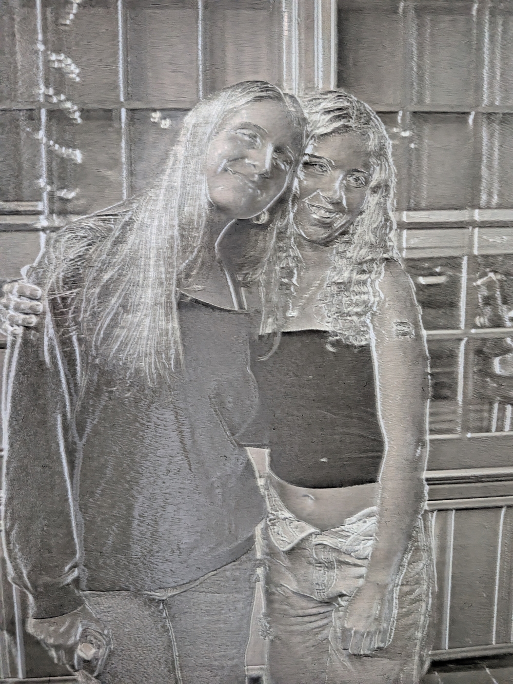 Personalized Photo Relief Wall Art - Custom